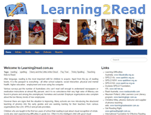 Tablet Screenshot of learning2read.com.au